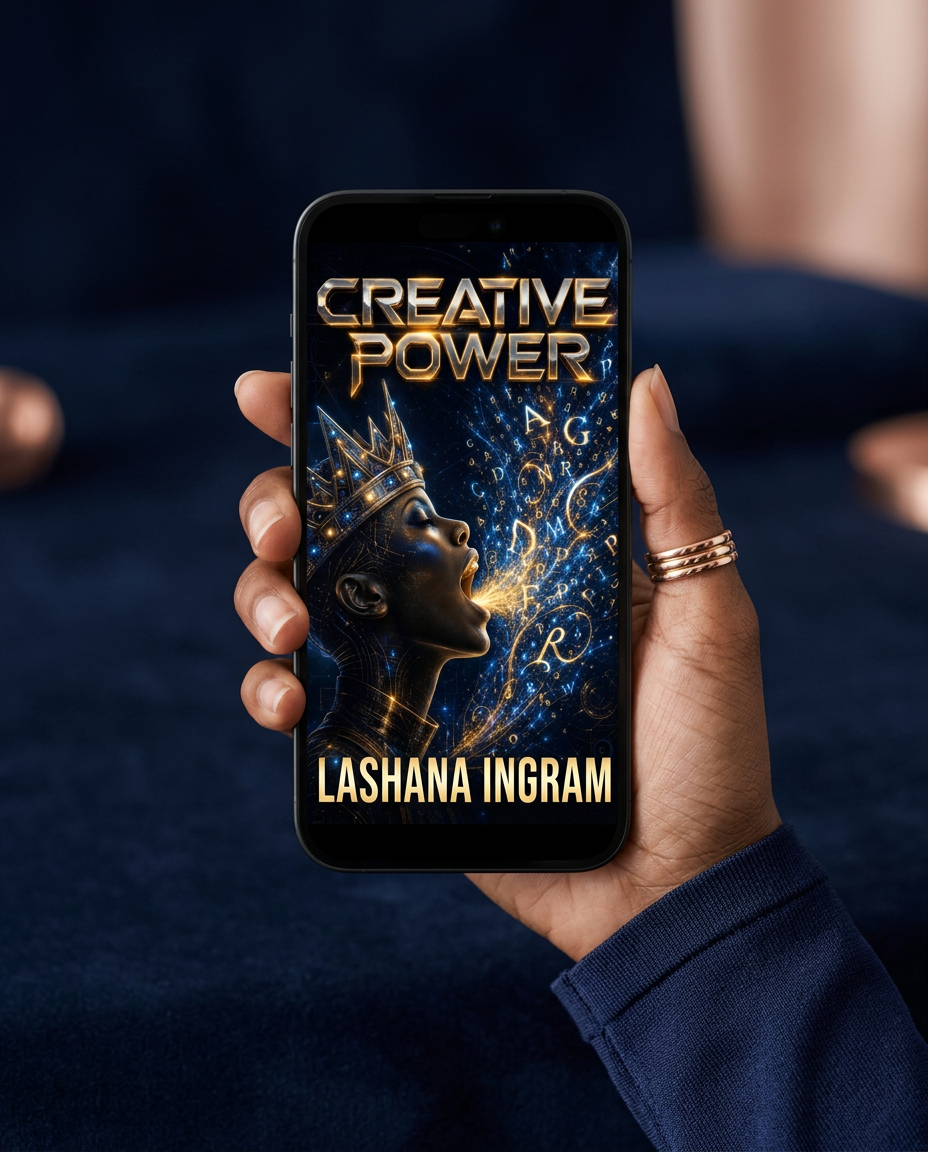 Creative Power ebook displayed on a phone