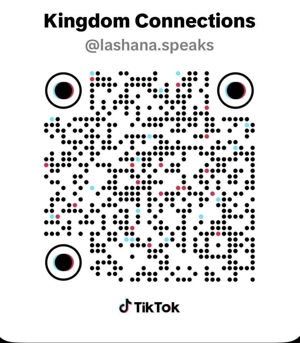 Scan to follow Lashana Speaks on TikTok